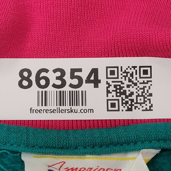 Vintage 90s MOD Fleece Sweatshirt Womens Large 23x22 Baggy Boxy - Picture 9 of 14